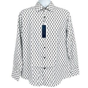 NWT Silver Stone Geo Collection Men's Shirt Size XXL Modern Fit Button Down $149